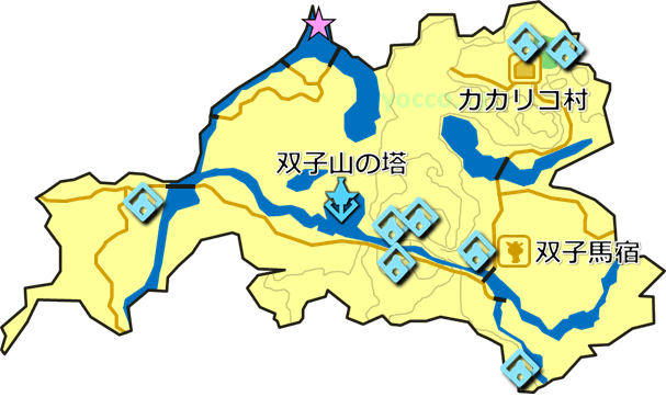 『花を踏まないで』の祠の場所の地図